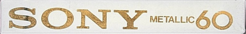 Compact Cassette Sony Metallic 60 Type IV Metal 1978 North America