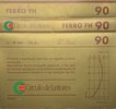 Compact Cassette Circulo de Leitores 90 "Ferro FH" Type I Normal Portugal