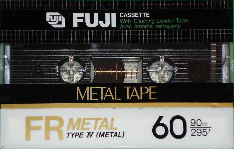 Compact Cassette Fuji FR Metal 60 Type IV Metal 1984 North America
