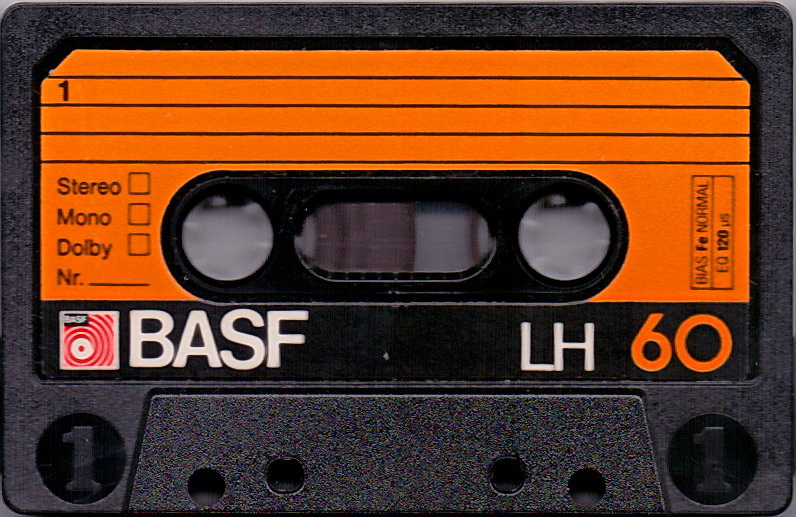 Compact Cassette BASF LH 60 "Oval Window" Type I Normal 1978 Germany