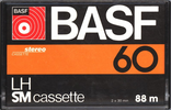 Compact Cassette BASF LH 60 "Oval Window" Type I Normal 1978 Germany