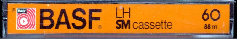 Compact Cassette BASF LH 60 "Oval Window" Type I Normal 1978 Germany