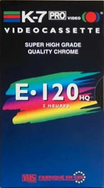 VHS, Video Home System K-7 120 "PRO" Type II Chrome 1990 Europe