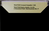 Compact Cassette Teleton 90 Type I Normal Germany