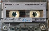 Compact Cassette Magnex 46+6 "Chromalloy IV" Type IV Metal 1978 Europe