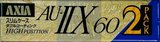 Compact Cassette AXIA AU-IIx 60 "AU2X A 602" Type II Chrome 1992 Japan