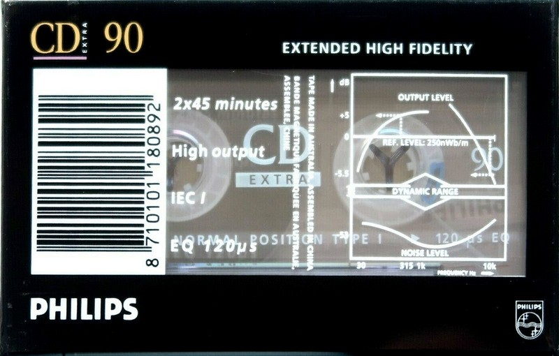 Compact Cassette: Philips  - CD Extra 90