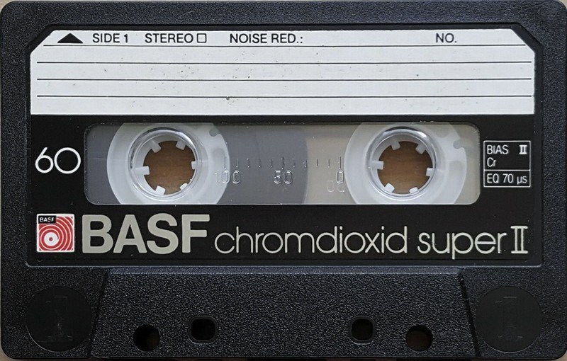 Compact Cassette: BASF  - Chromdioxid Super II 60