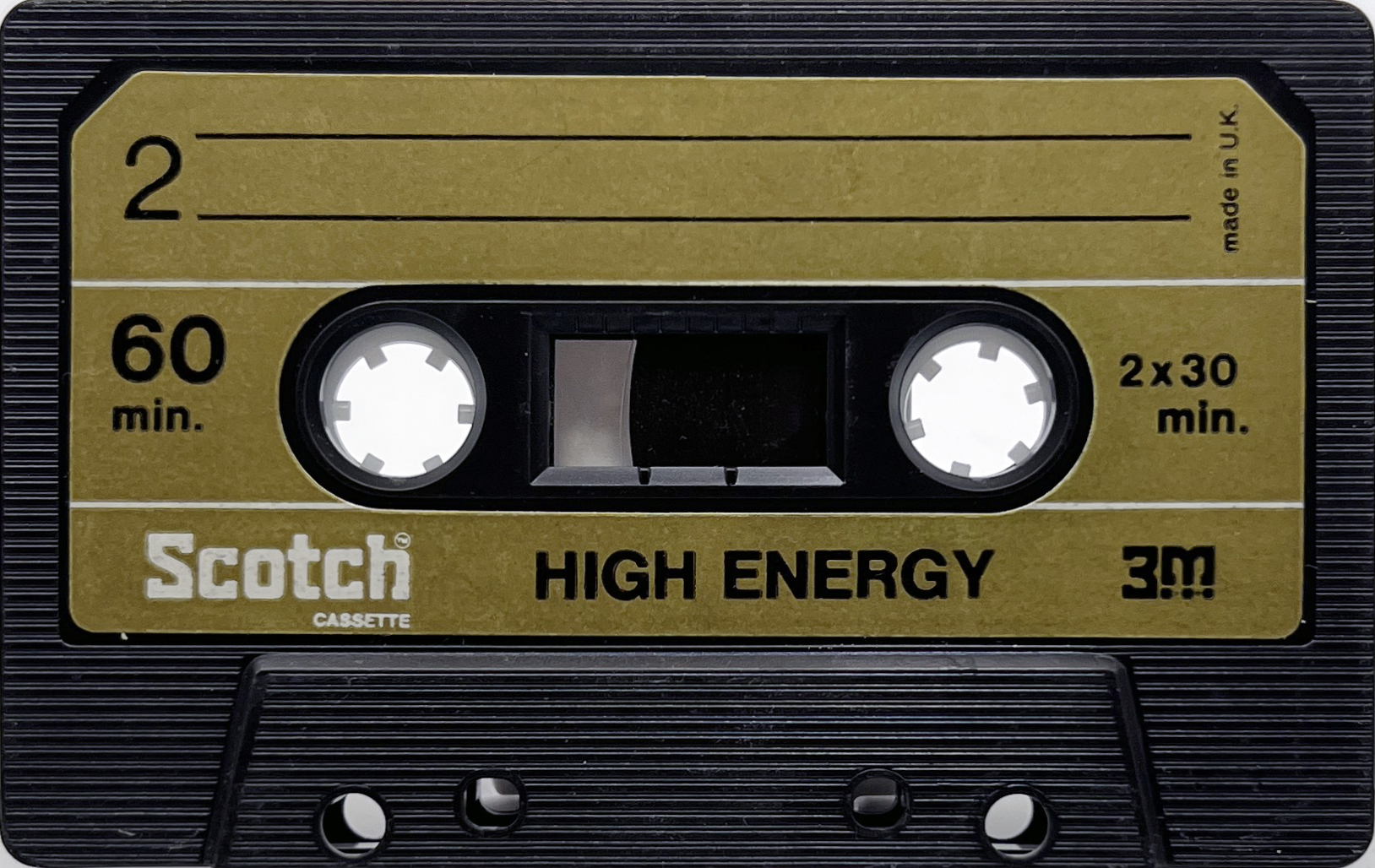 Compact Cassette Scotch High Energy 60 Type I Normal 1975 Europe