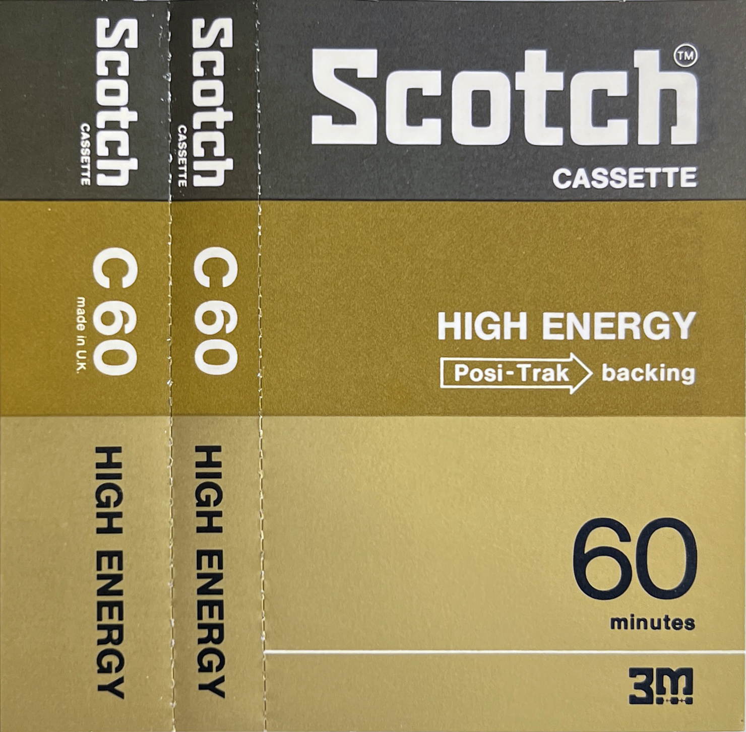 Compact Cassette Scotch High Energy 60 Type I Normal 1975 Europe