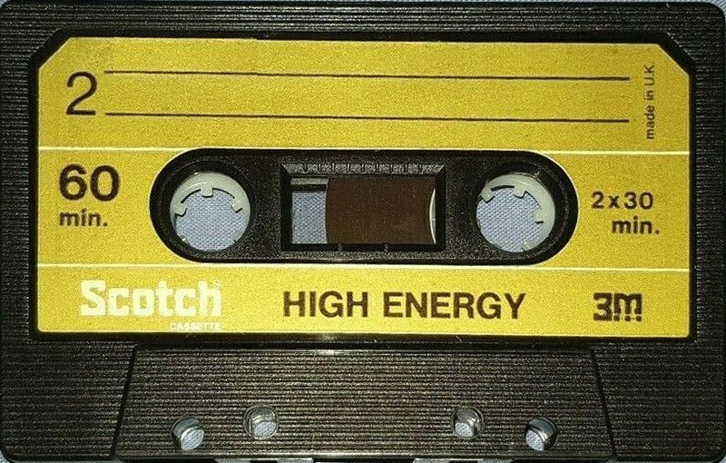 Compact Cassette Scotch High Energy 60 Type I Normal 1975 Europe