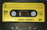 Compact Cassette Scotch High Energy 60 Type I Normal 1975 Europe