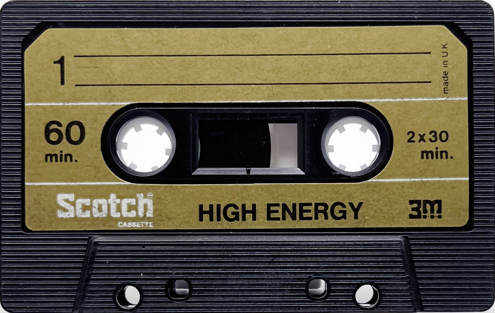 Compact Cassette Scotch High Energy 60 Type I Normal 1975 Europe