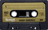 Compact Cassette Scotch High Energy 60 Type I Normal 1975 Europe