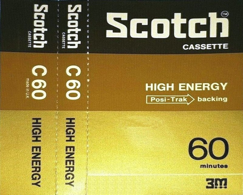 Compact Cassette: 3M Scotch - High Energy 60