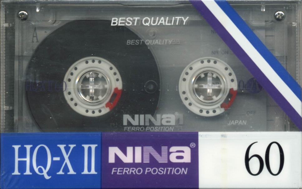 Compact Cassette Nina HQ-X II 60 Type I Normal Europe