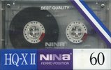 Compact Cassette Nina HQ-X II 60 Type I Normal Europe