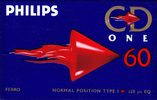 Compact Cassette Philips CD One 60 Type I Normal 1994 Europe