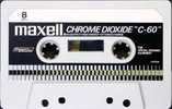 Compact Cassette Maxell 60 Type II Chrome 1970 Worldwide