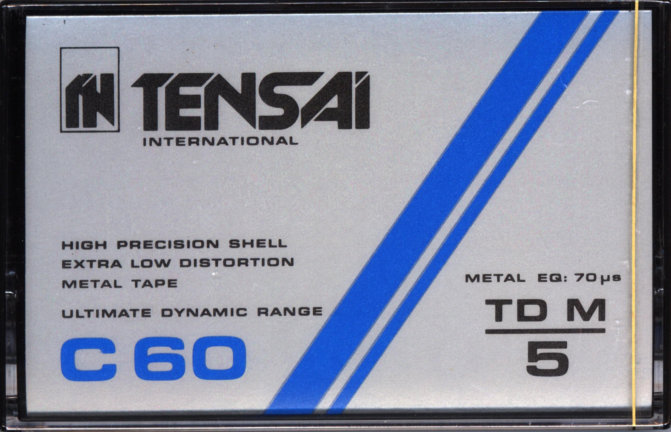 Compact Cassette Tensai TD M 5 60 Type IV Metal 1981 Europe