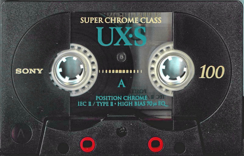 Compact Cassette Sony UX-S 100 Type II Chrome 1996 Europe