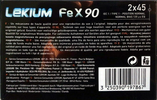 Compact Cassette Lekium Fe X 90 Type I Normal Europe