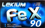 Compact Cassette Lekium Fe X 90 Type I Normal Europe