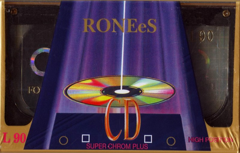 Compact Cassette Ronees 90 "CD-L" Type II Chrome USSR