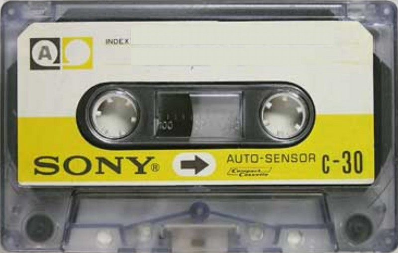 Compact Cassette Sony Auto-Sensor 30 Type I Normal 1968 USA