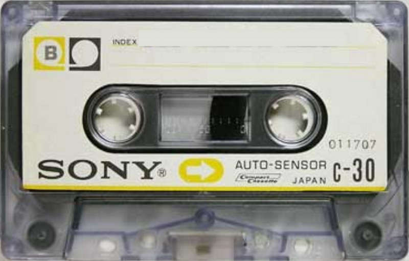 Compact Cassette Sony Auto-Sensor 30 Type I Normal 1968 USA