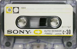 Compact Cassette Sony Auto-Sensor 30 Type I Normal 1968 USA