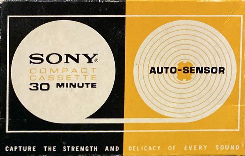 Compact Cassette Sony Auto-Sensor 30 Type I Normal 1968 USA