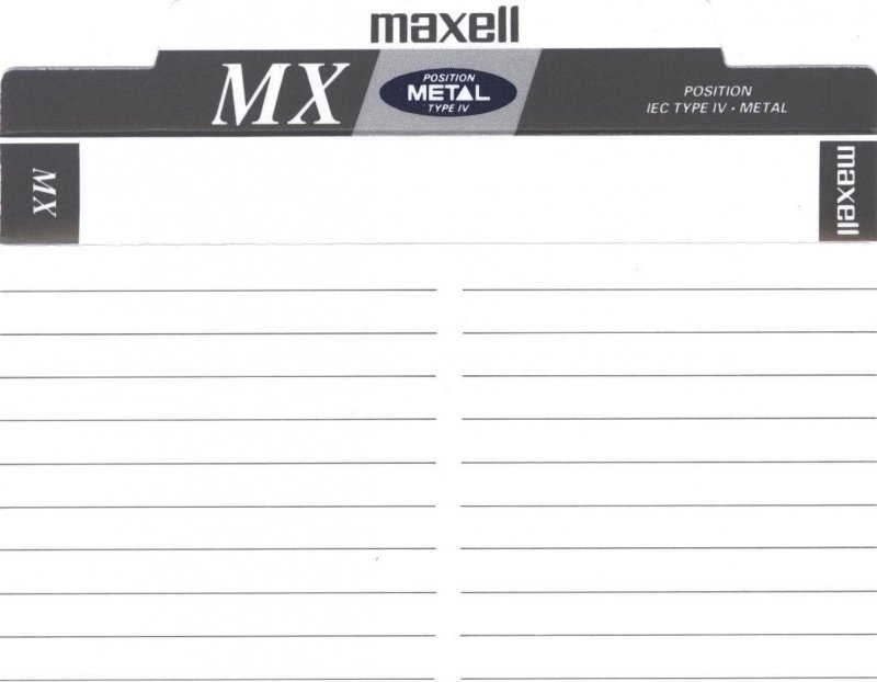 Compact Cassette: Maxell / Hitachi Maxell - MX 90