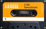 Compact Cassette Siemens 60 Type III Ferro Chrome 1980 Germany