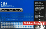 Compact Cassette Certron 120 Dictating Cassette China