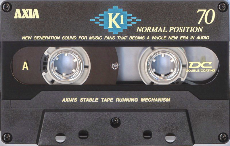 Compact Cassette AXIA K1 70 "K1C 70" Type I Normal 1997 Japan