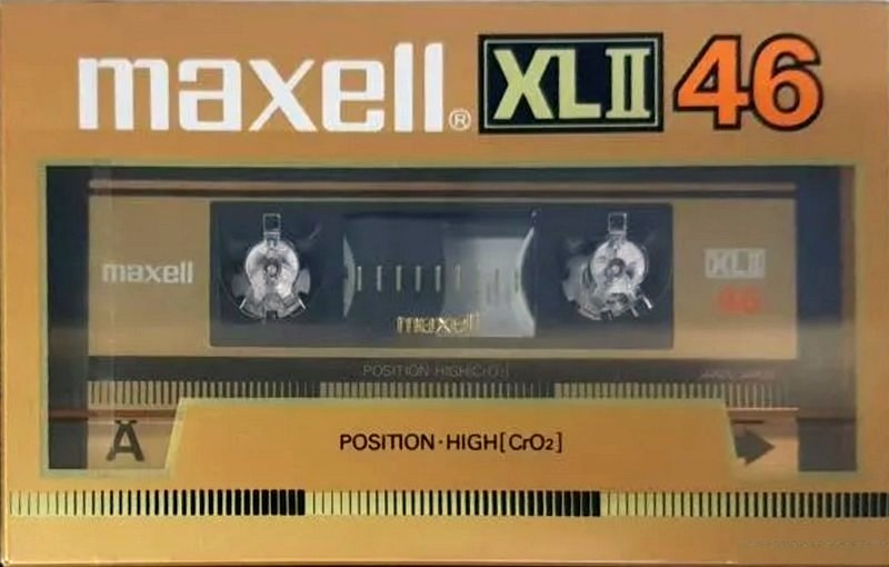 Compact Cassette Maxell XLII 46 Type II Chrome 1985 Japan