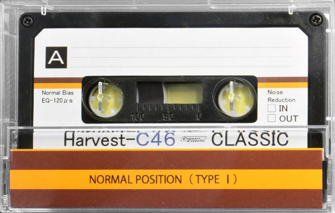 Compact Cassette Classic Harvest 46 Type I Normal 2022 Worldwide
