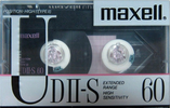 Compact Cassette Maxell UDII-S 60 Type II Chrome 1988 Japan