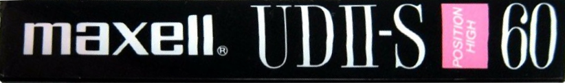 Compact Cassette Maxell UDII-S 60 Type II Chrome 1988 Japan