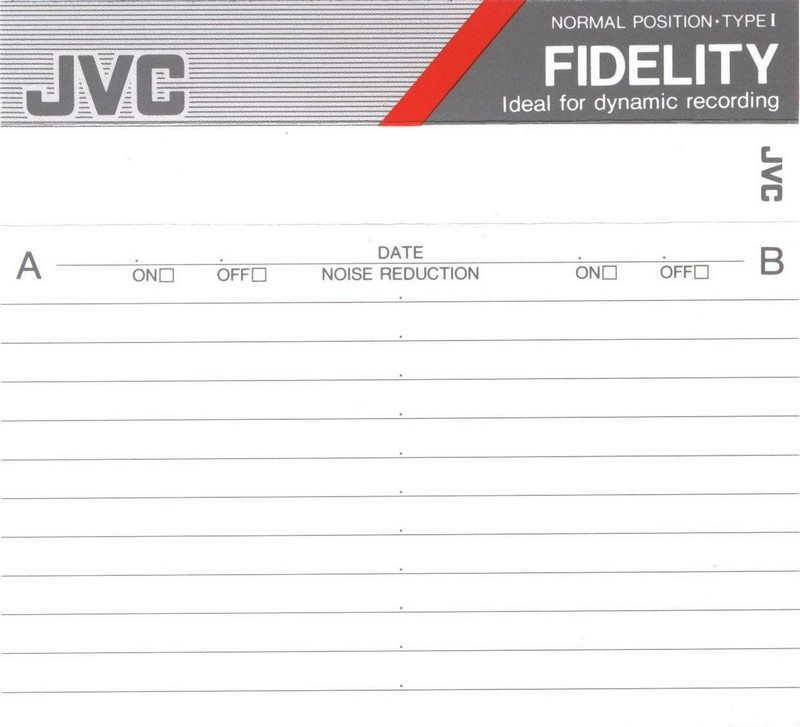 Compact Cassette:  JVC - FI-S 90