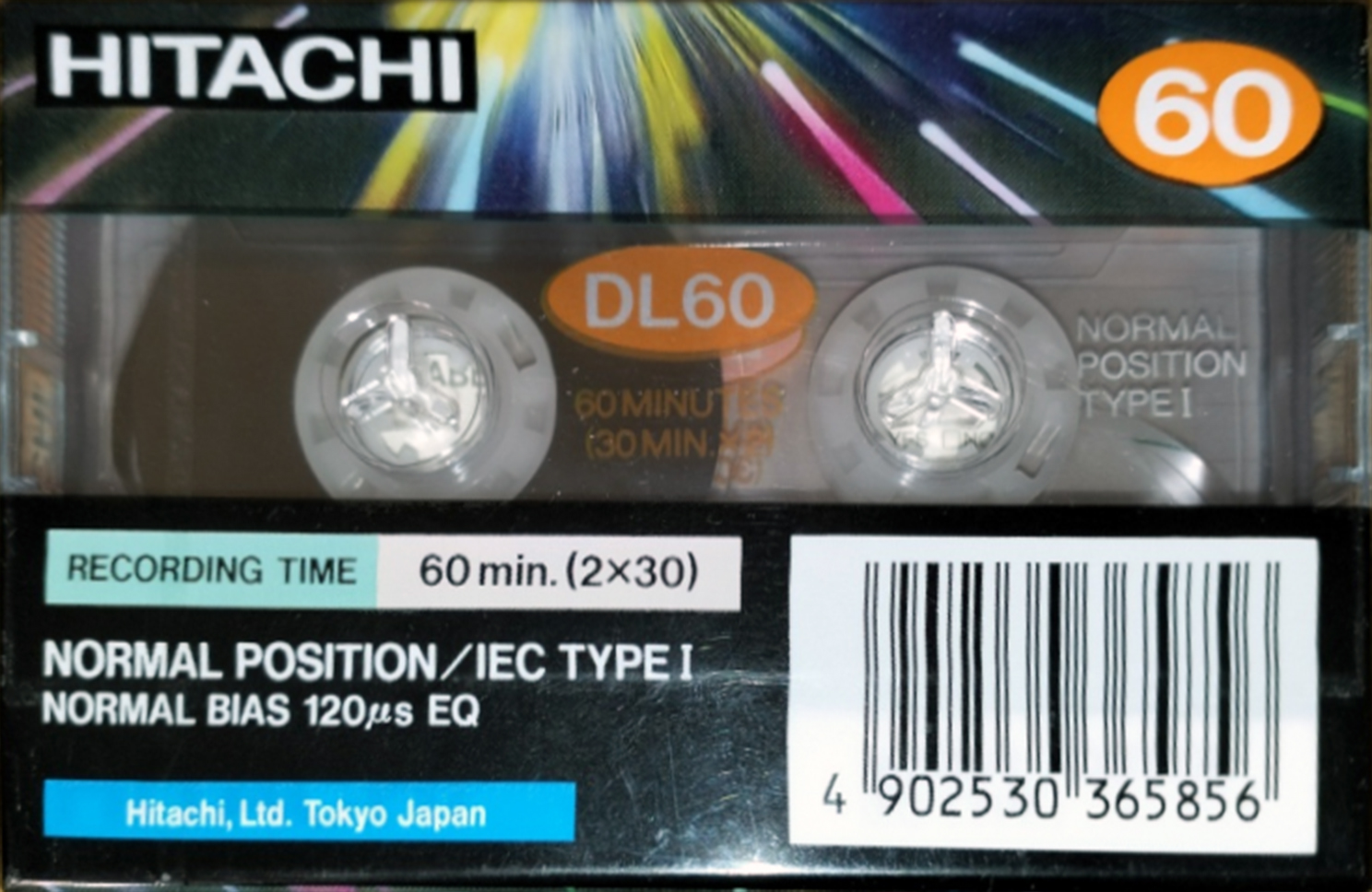 Compact Cassette Hitachi DL 60 Type I Normal 1993 Europe