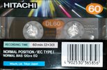 Compact Cassette Hitachi DL 60 Type I Normal 1993 Europe