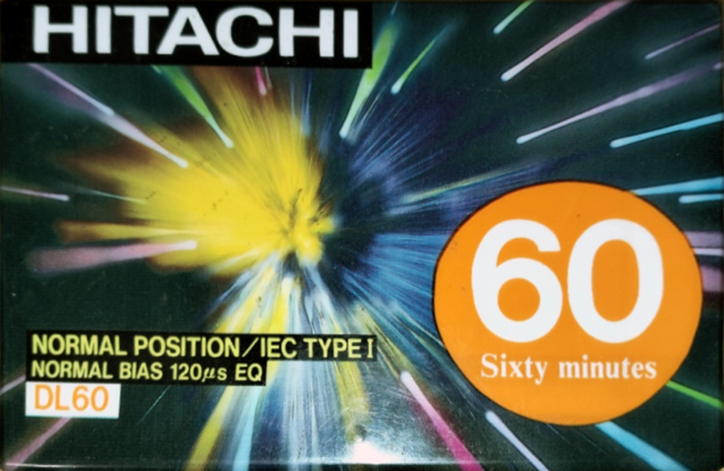 Compact Cassette Hitachi DL 60 Type I Normal 1993 Europe