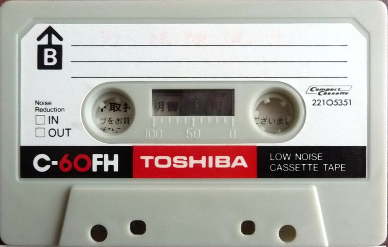 Compact Cassette Toshiba FH 60 Type I Normal 1980 Japan