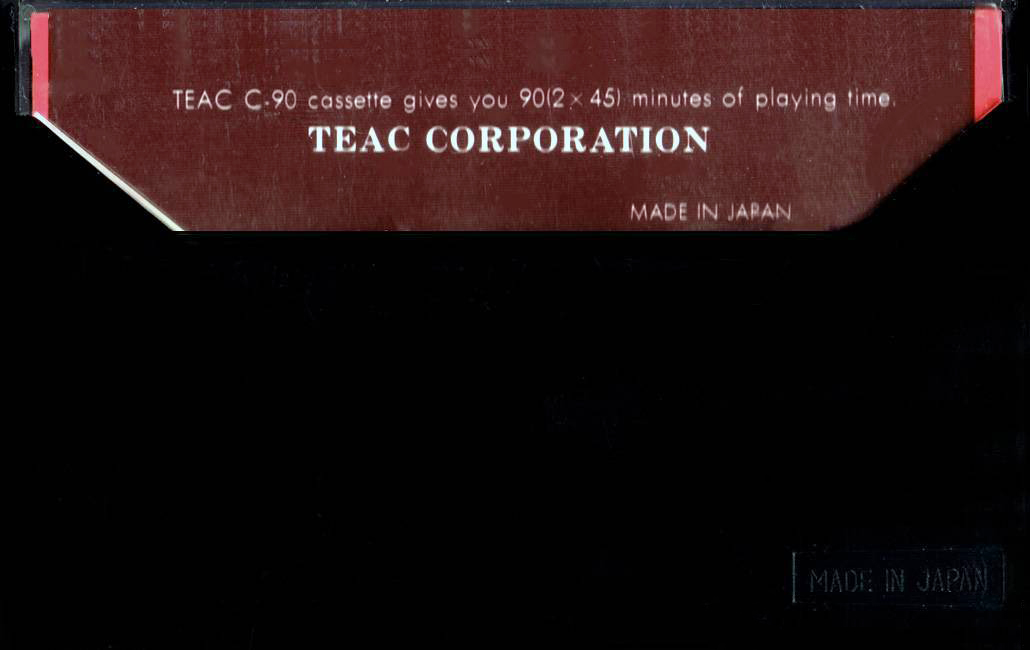 Compact Cassette Teac LH 90 Type I Normal 1974 Japan