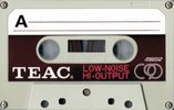 Compact Cassette Teac LH 90 Type I Normal 1974 Japan
