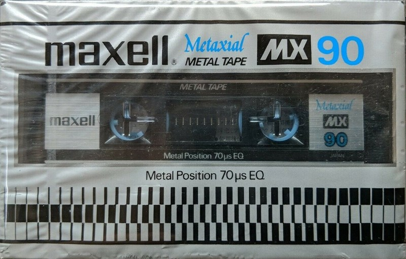 Compact Cassette Maxell MX 90 Type IV Metal 1980 Japan