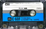 Compact Cassette Toshiba F 60 Type I Normal 1973 Japan