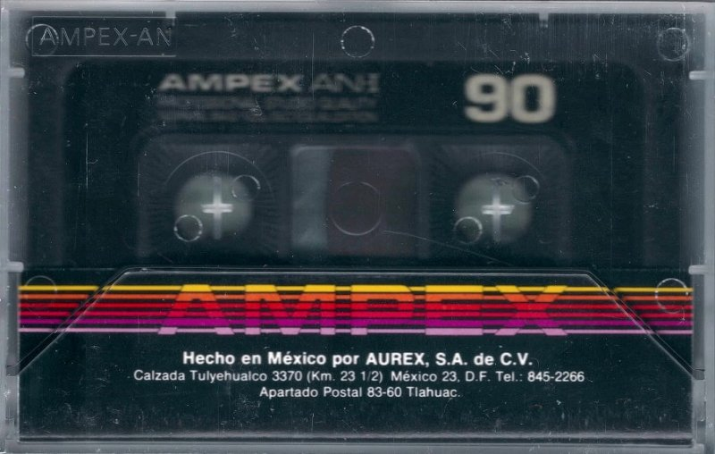 Compact Cassette Ampex AN-I 90 Type I Normal Mexico